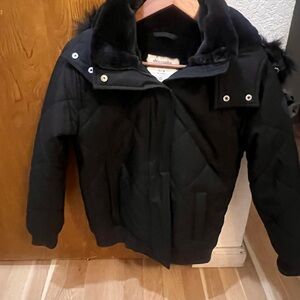 Abercrombie kids girl black jacket in size 13/14.